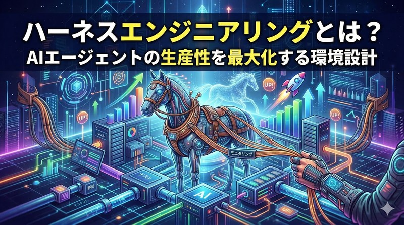 ハーネスエンジニアリングとは？AIエージェントの生産性を最大化する環境設計