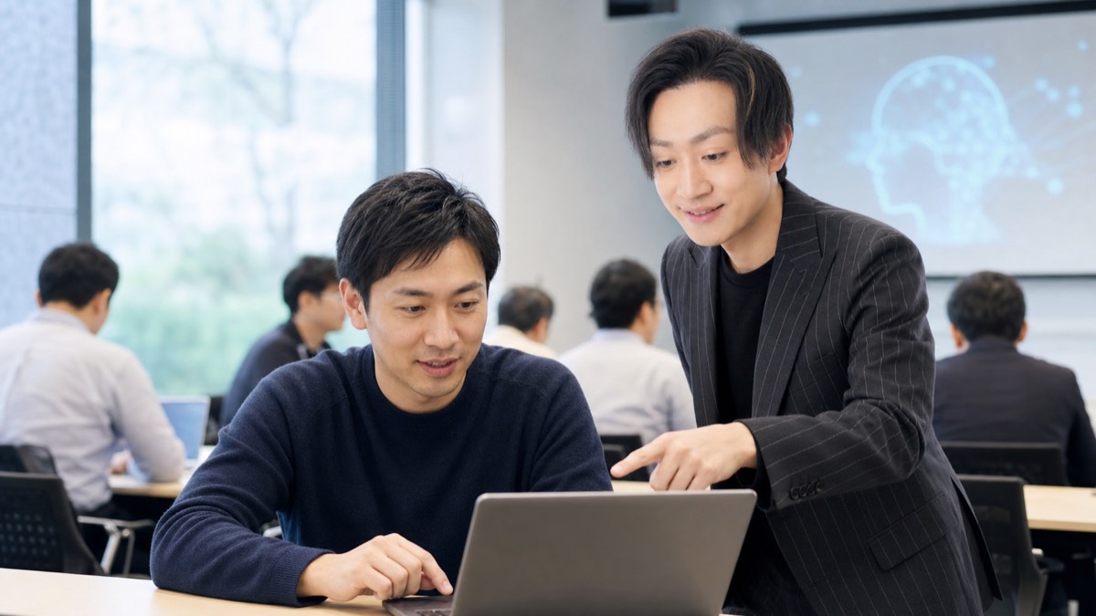 せお丸とAI合宿の様子